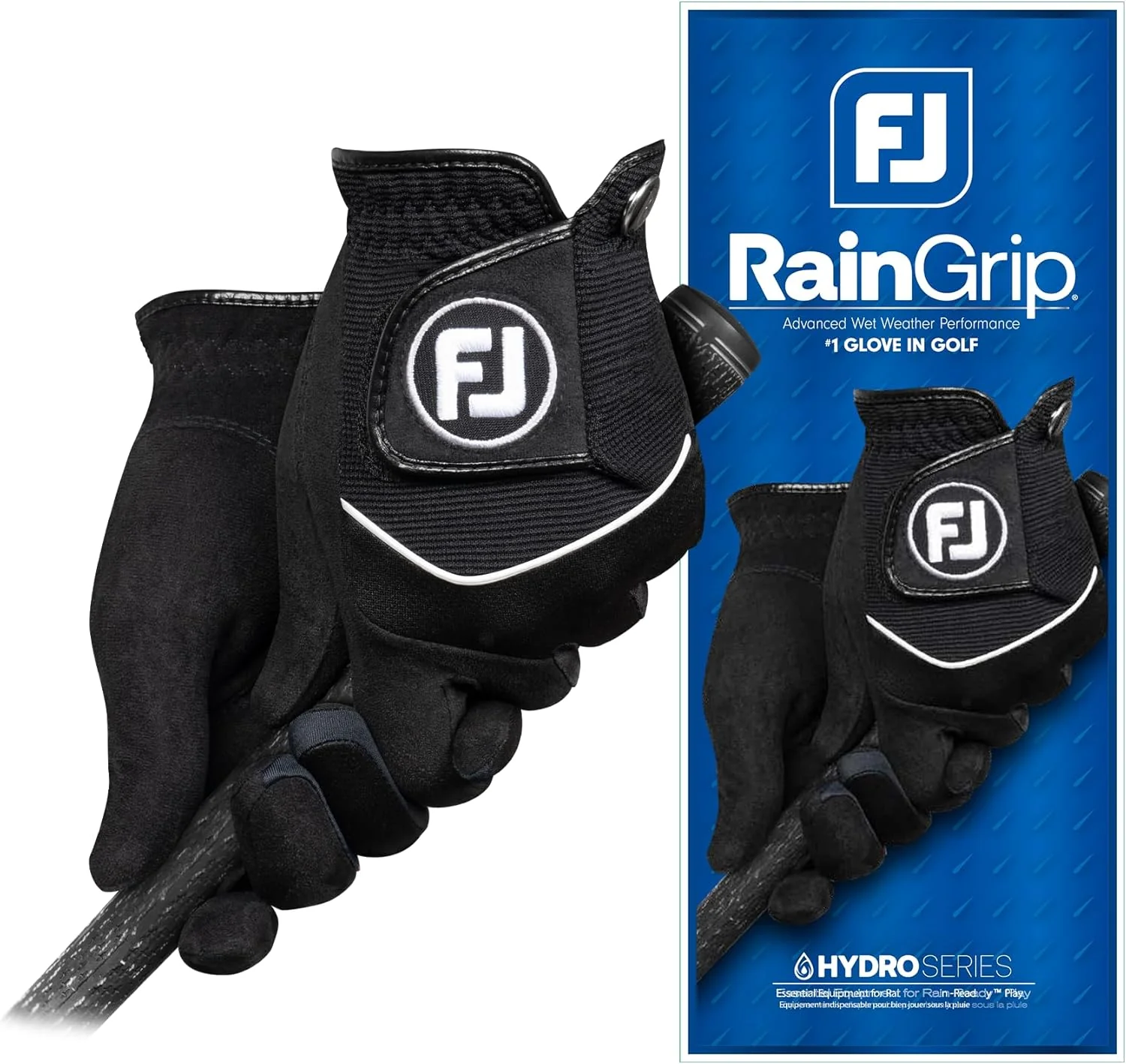 FootJoy RainGrip 2024 Men's Gloves Black