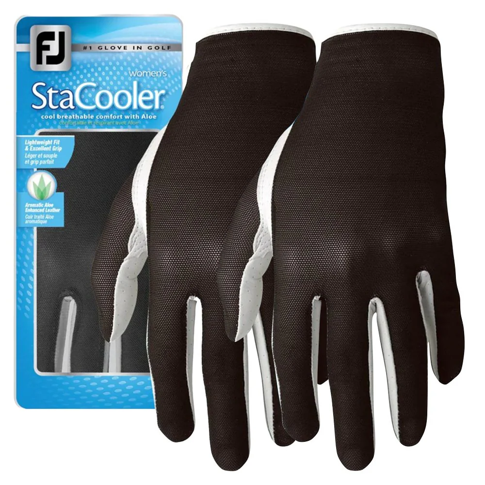 FootJoy StaCooler Fashion Women's Glove Pearl/Black