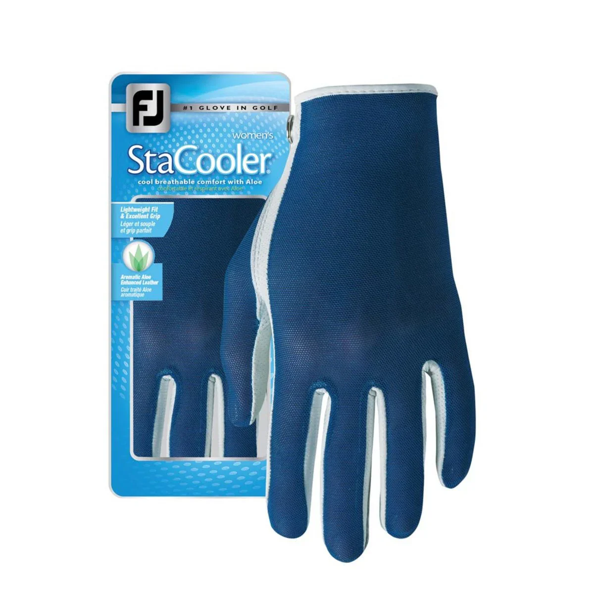 FootJoy StaCooler Fashion Women's Glove Pearl/Navy