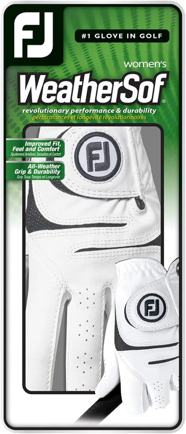 FootJoy WeatherSof Women's Glove 2023 (Prior Gen) White/Black