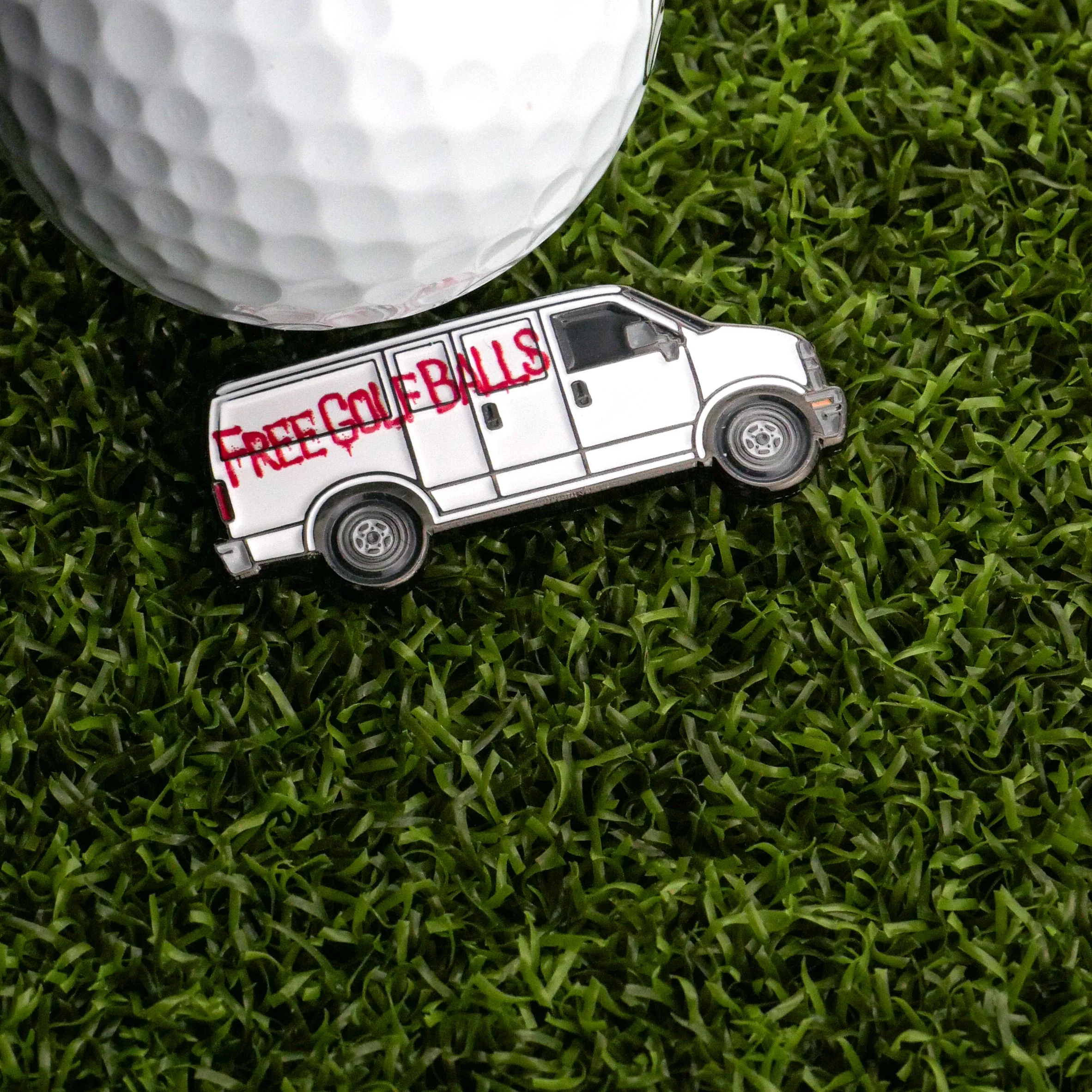 Free Golf Ball Van Ball Marker - Image 2