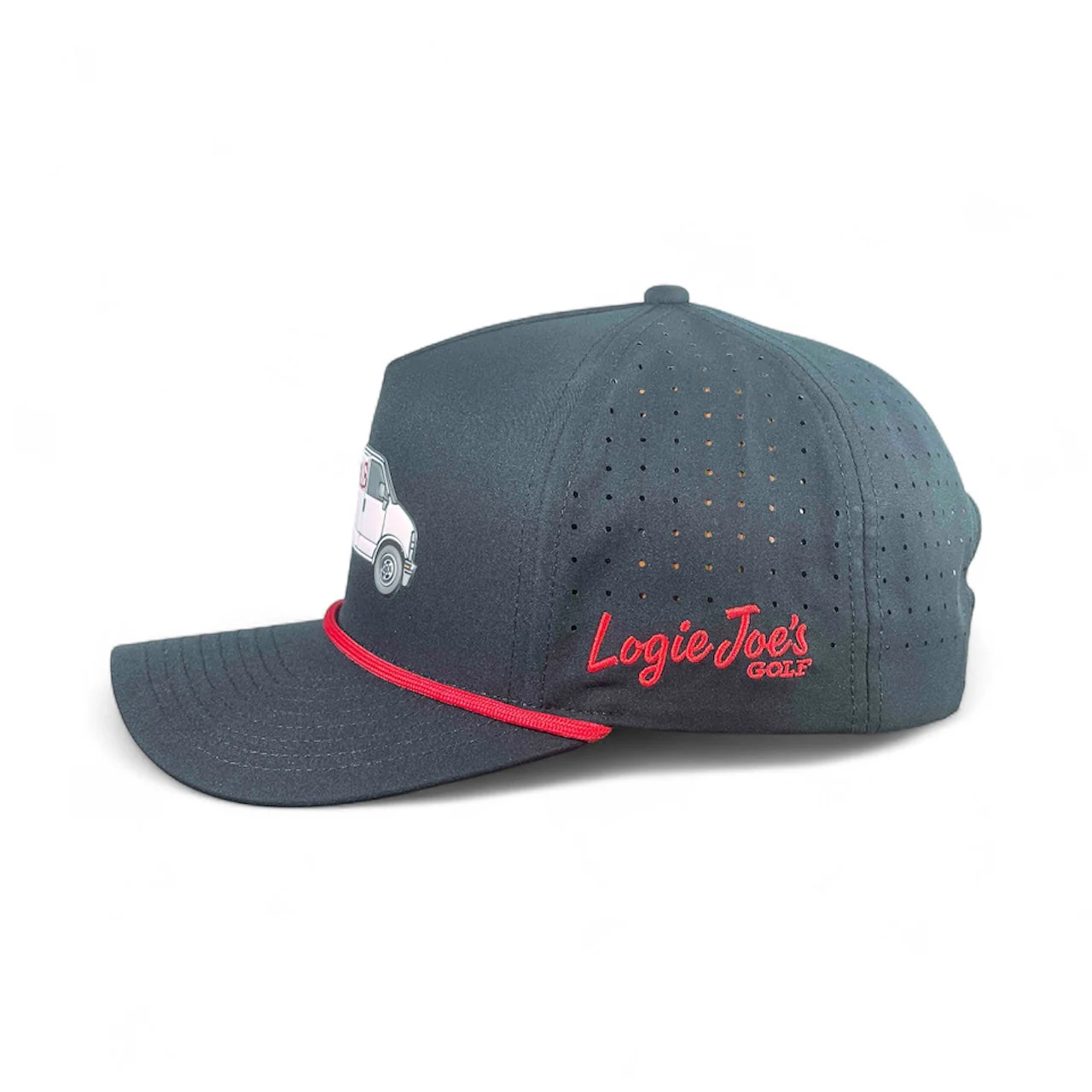 Free Golf Balls Van Golf Hat | Snapback Cap | Built-in Magnetic Ball Marker Holder + Marker Included | Free Golf Balls Van | Adjustable Black - Image 8