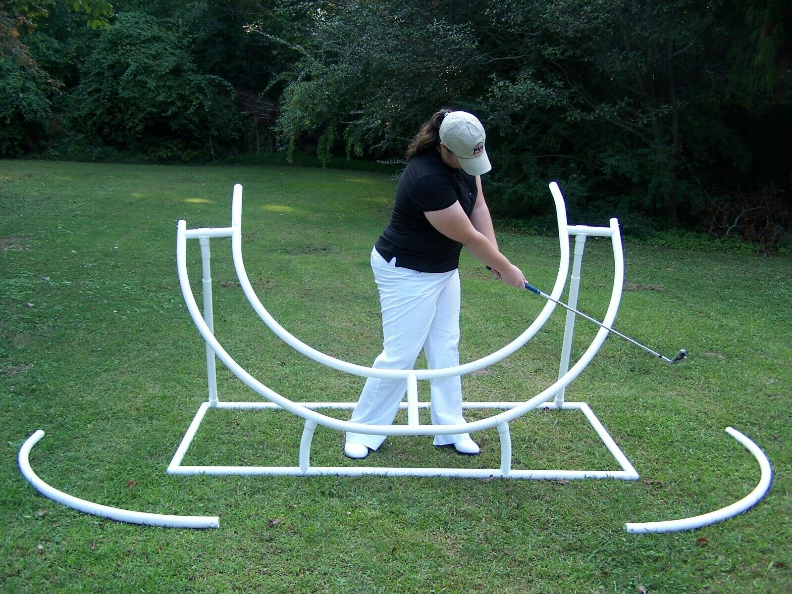 Full Circle PVC Golf Swing Trainer - Golf Swing Training Aid - Image 8