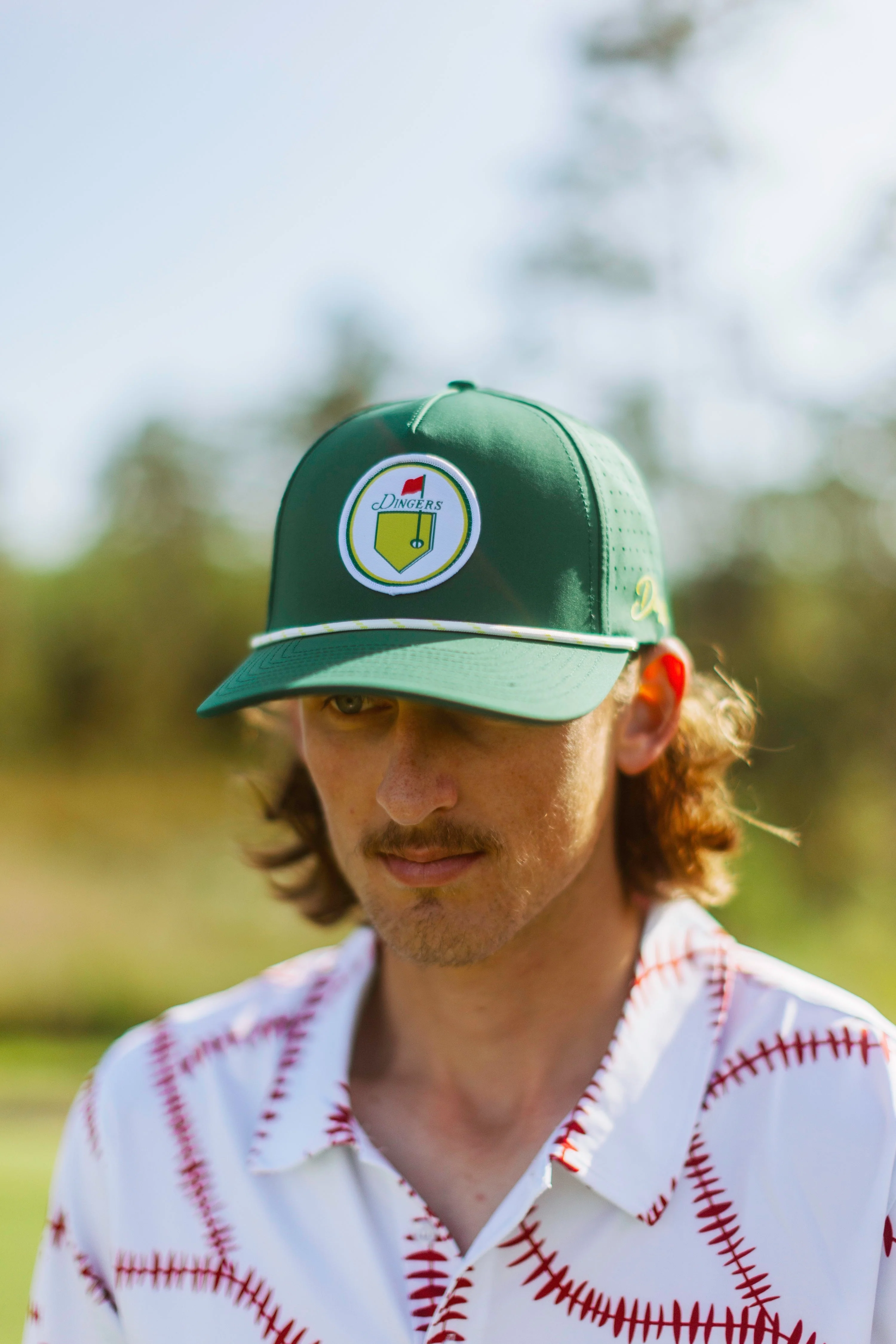 Georgia Home Run Golf Hat Green - Image 2