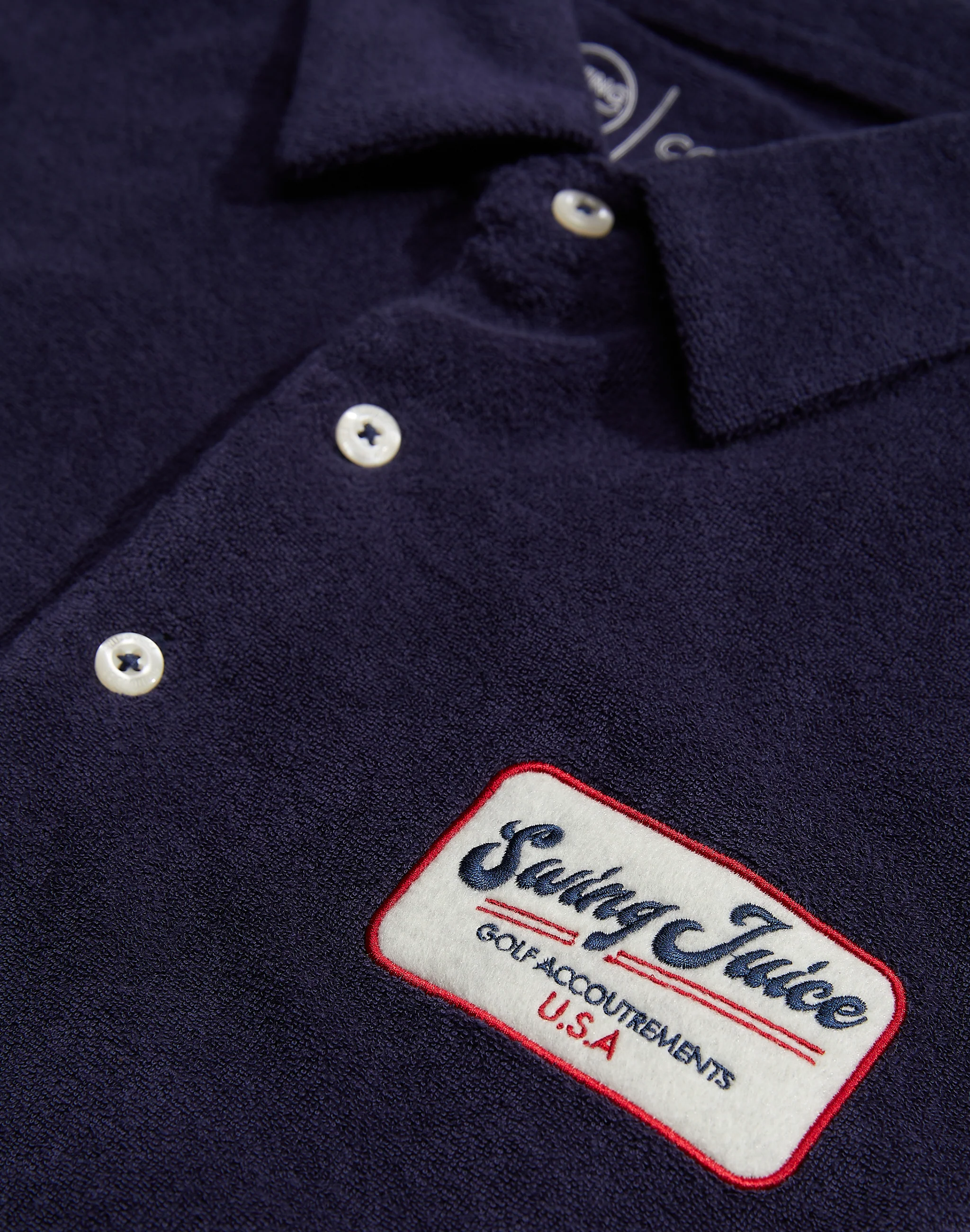 Golf Accoutrements Men's Terry Cloth Polo - Image 4