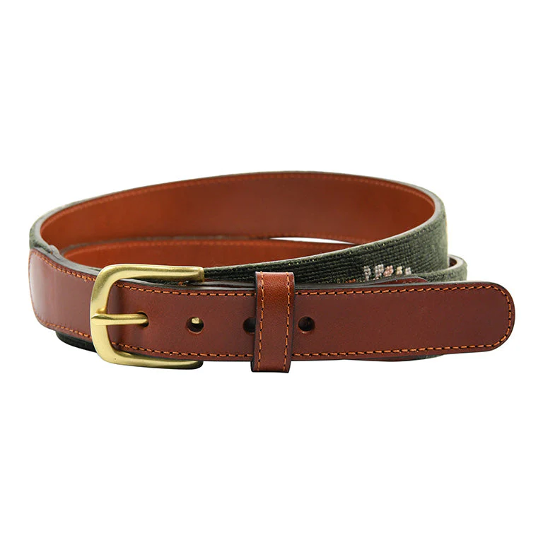 Golf Birdie On Needlepoint Belt - Image 3