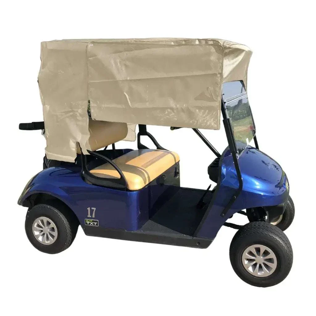 Golf Cart Sun Shade UV Mesh Top Cover Exclusive For Yamaha Drive 70" Roof Beige