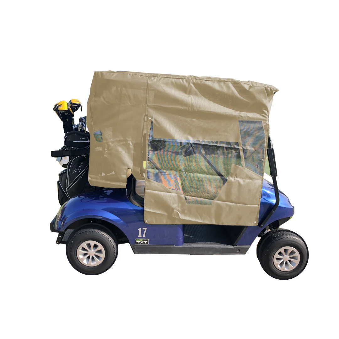 Golf Cart Sun Shade UV Mesh Top Cover Exclusive For Yamaha Drive 70" Roof Beige - Image 6