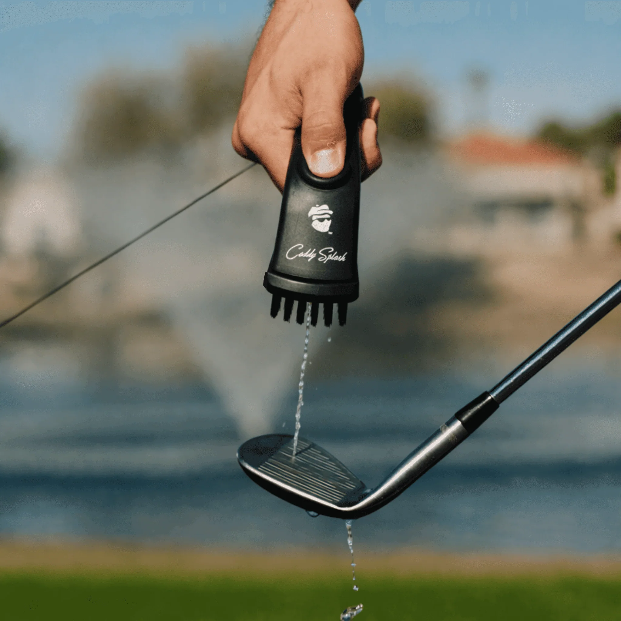 Golf Club Water Brush Pro Cleaner - Black - Image 2