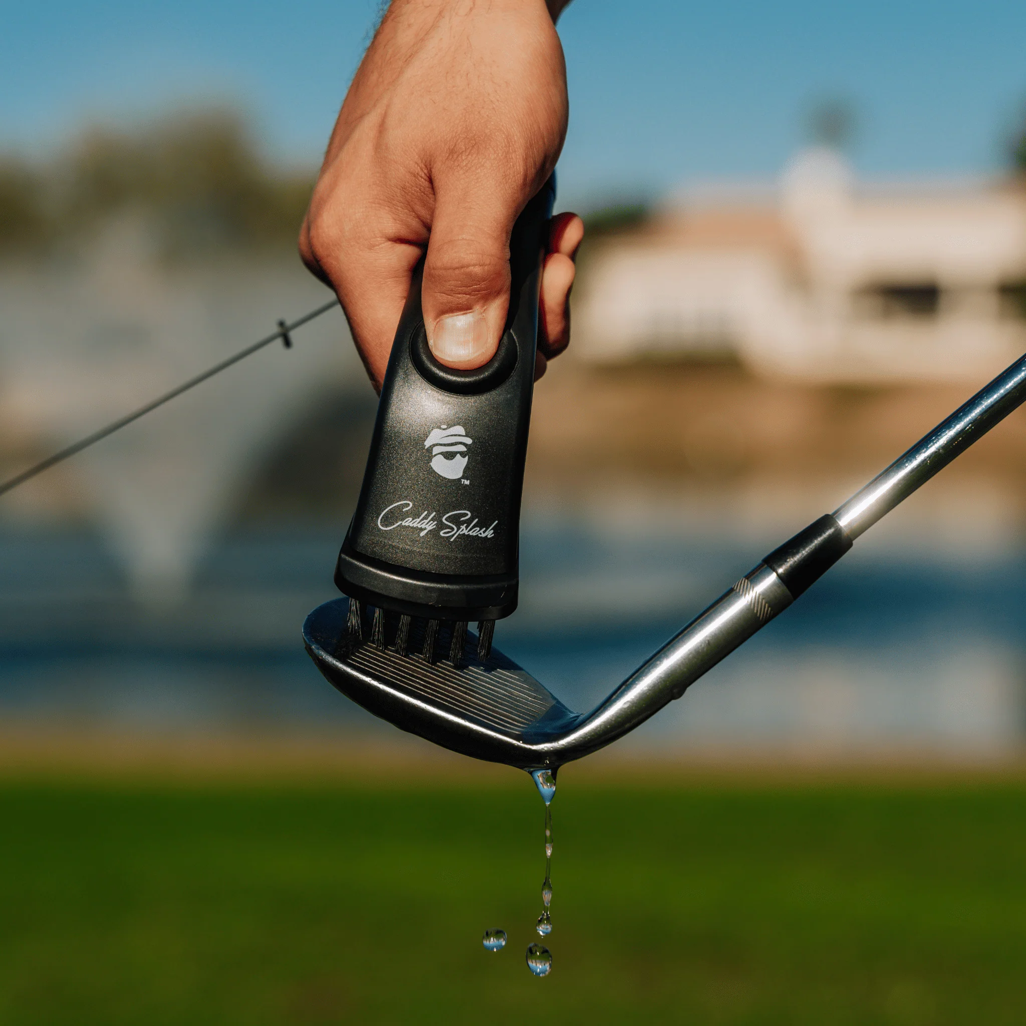 Golf Club Water Brush Pro Cleaner - Black - Image 5