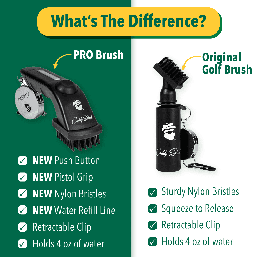 Golf Club Water Brush Pro Cleaner - Black - Image 6
