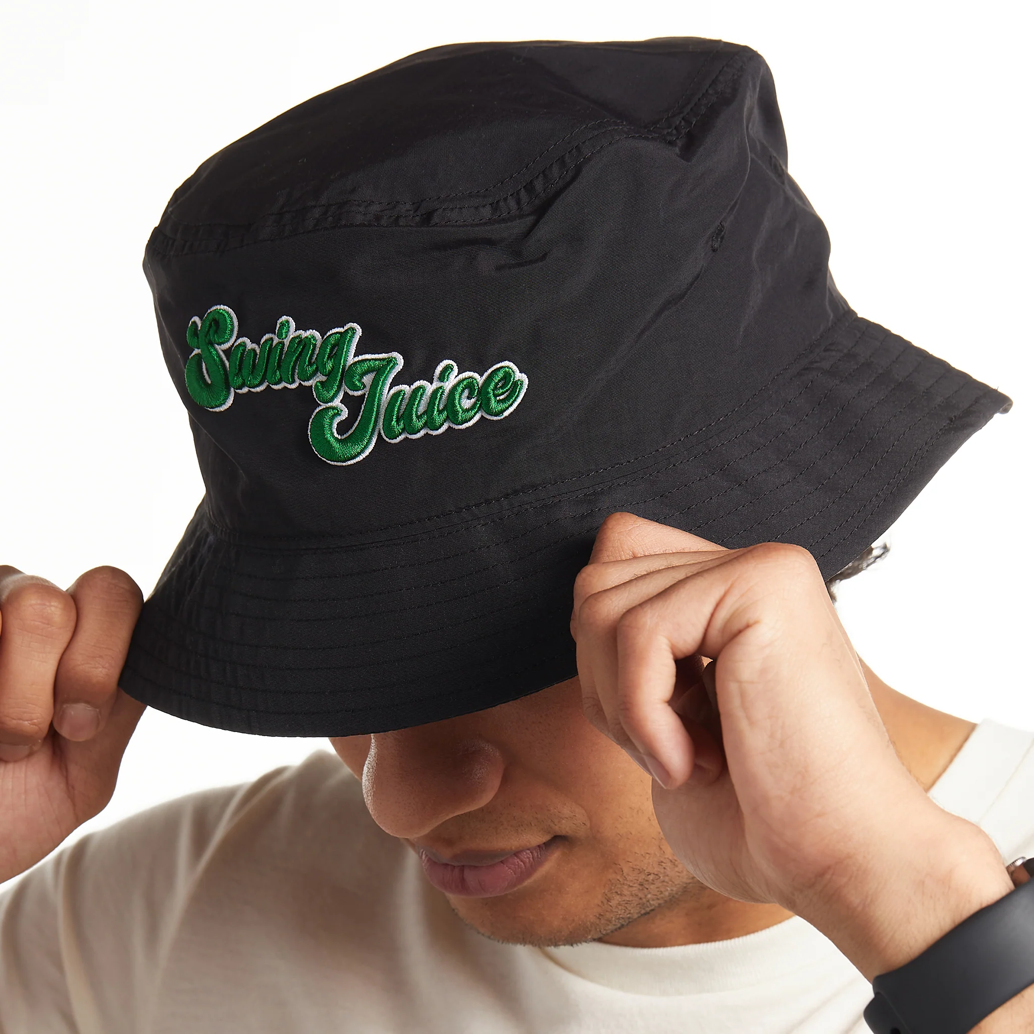 Golf Green Juice Unisex Bucket Hat Black O/S - Image 3