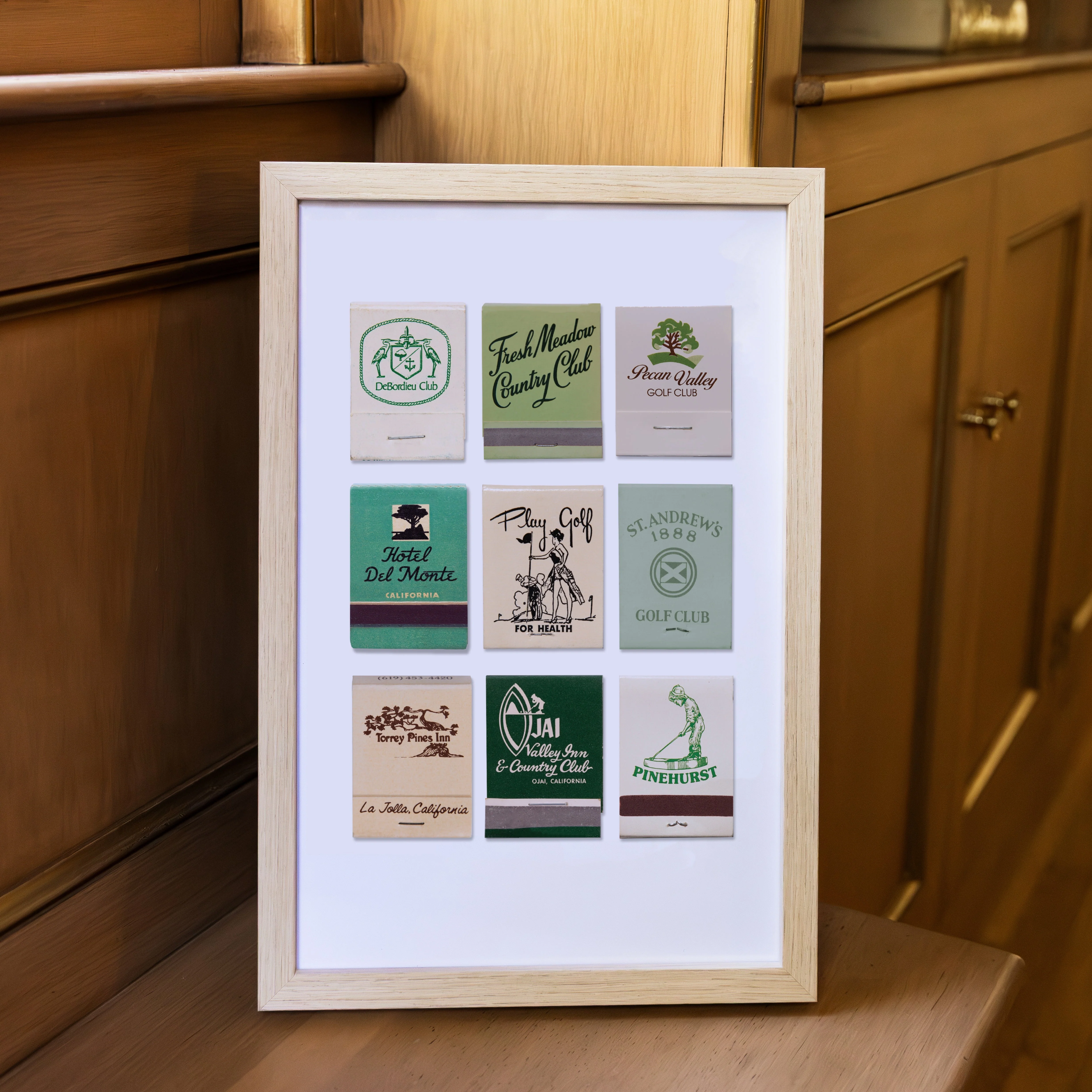 Golf Matchbook Poster - Image 3