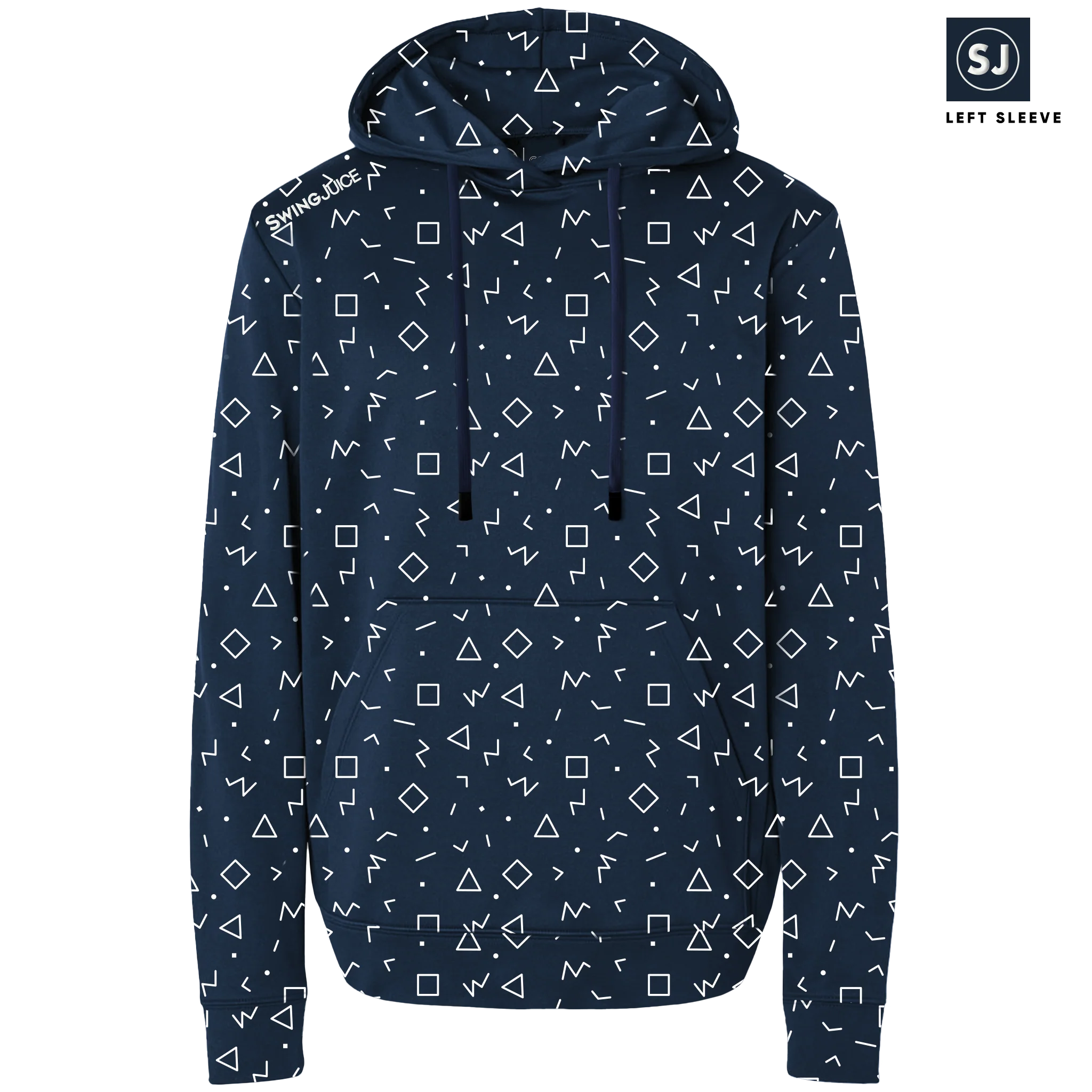 Golf Memphis Geometric Men's Performance Hoodie