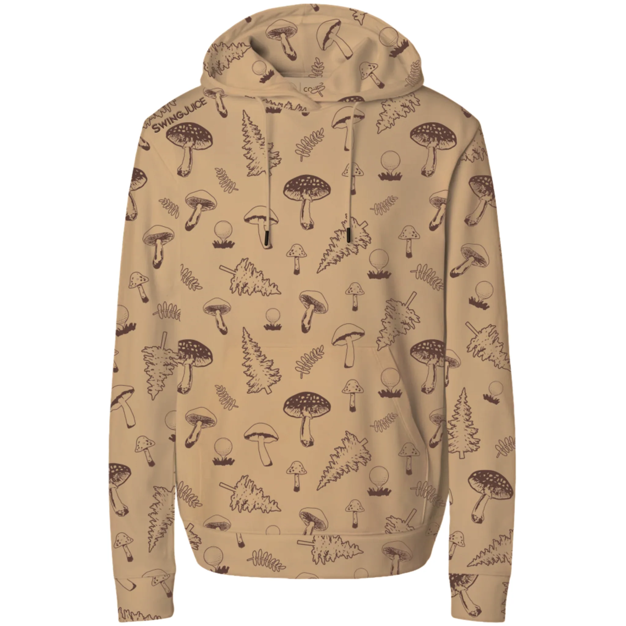 Golf Mushrooms Men's Performance Hoodie - Image 2