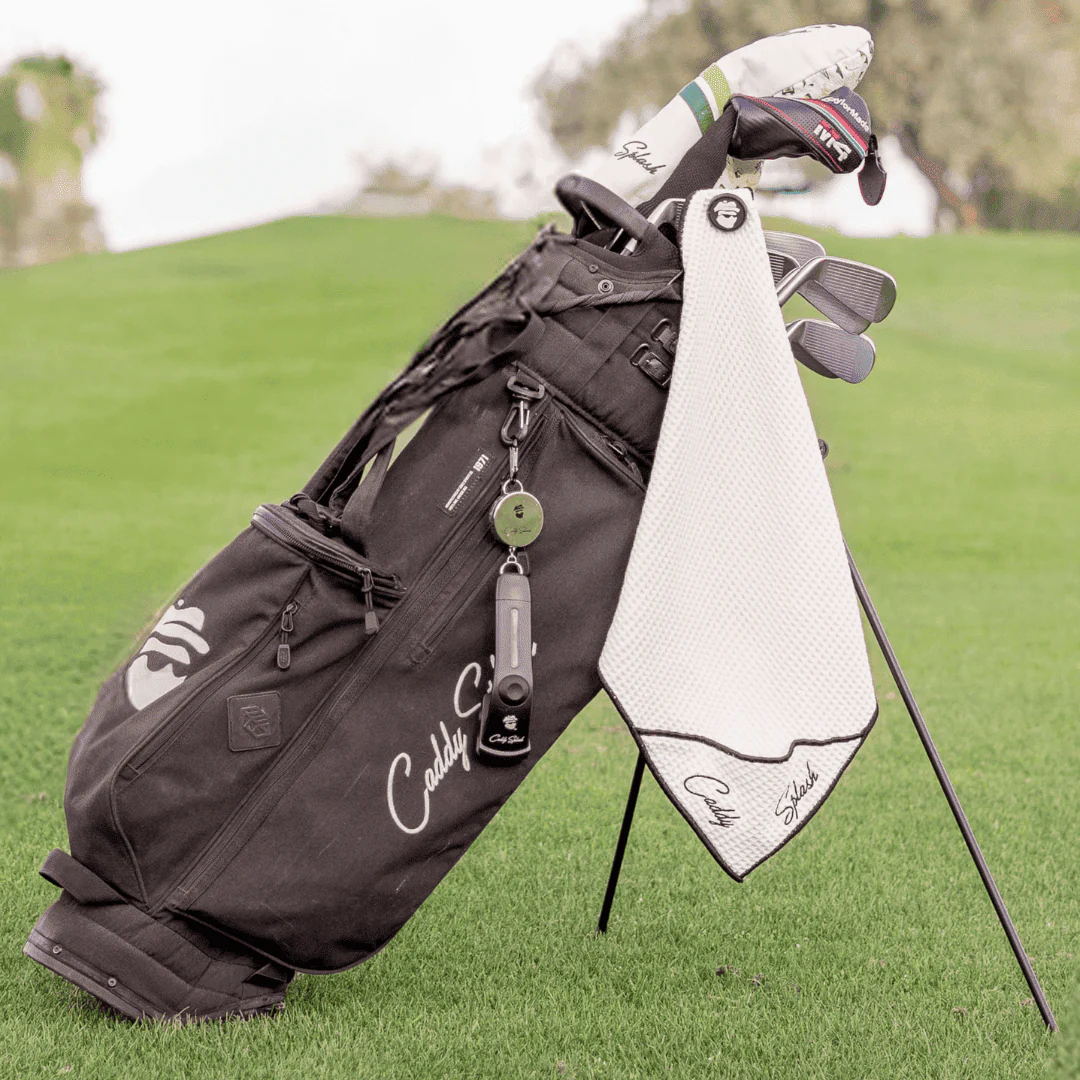 Golf Pocket Mag Towel - White + Golf Club Water Brush Pro Bundle - Image 8