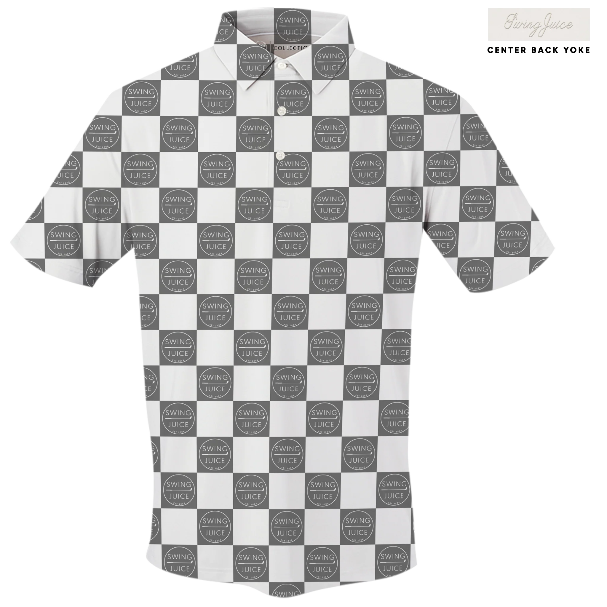 Golf SJ Checkerboard Men's Polo