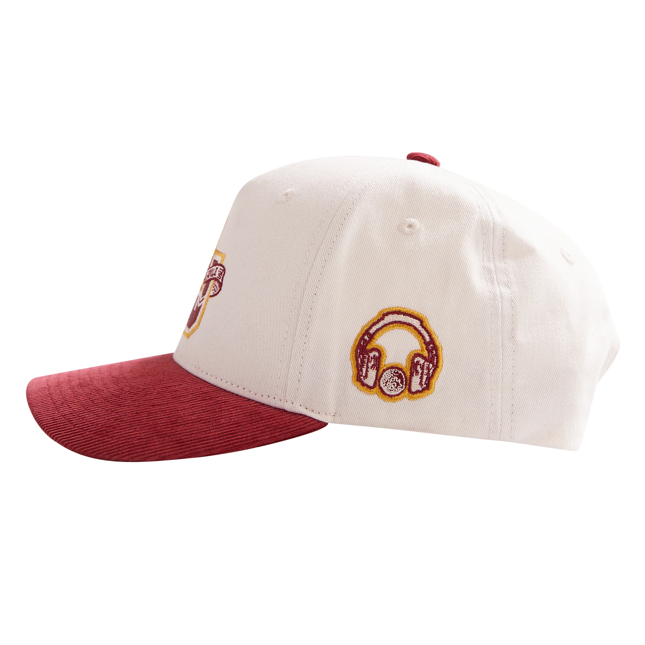 Golf SJ Letterman Unisex Snapback Hat Ivory O/S - Image 2