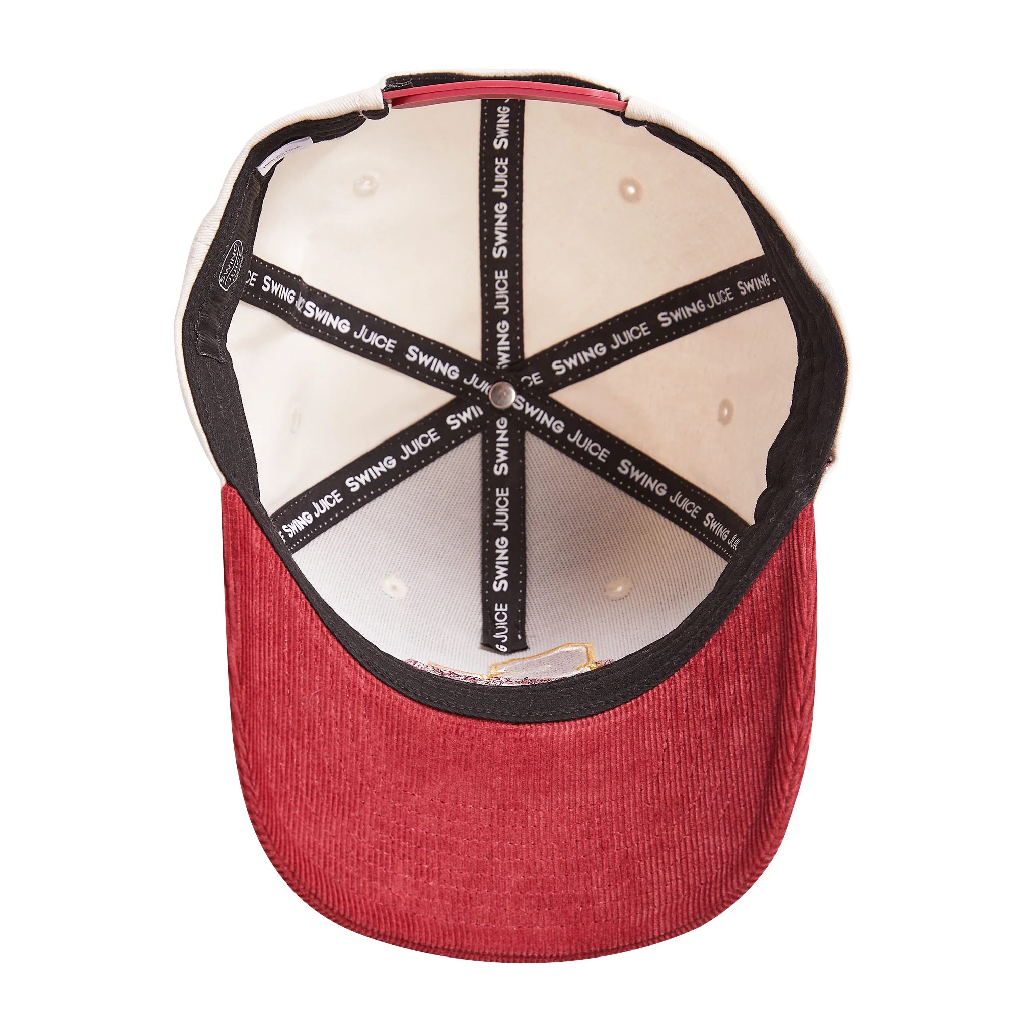 Golf SJ Letterman Unisex Snapback Hat Ivory O/S - Image 3