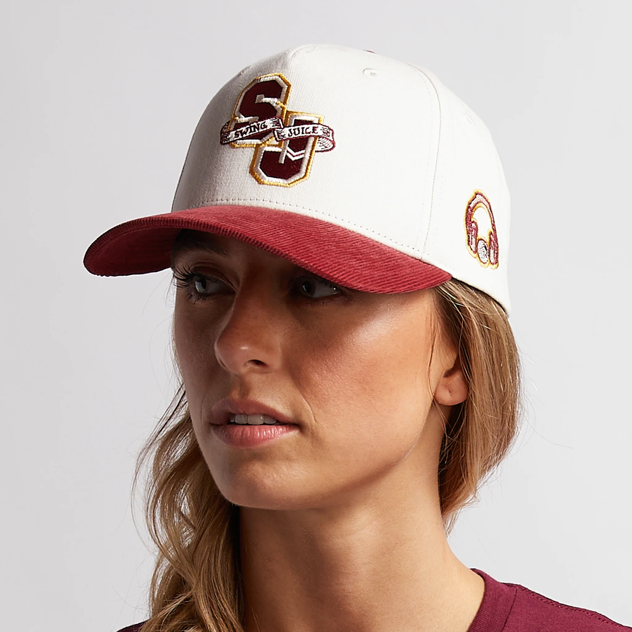 Golf SJ Letterman Unisex Snapback Hat Ivory O/S - Image 6