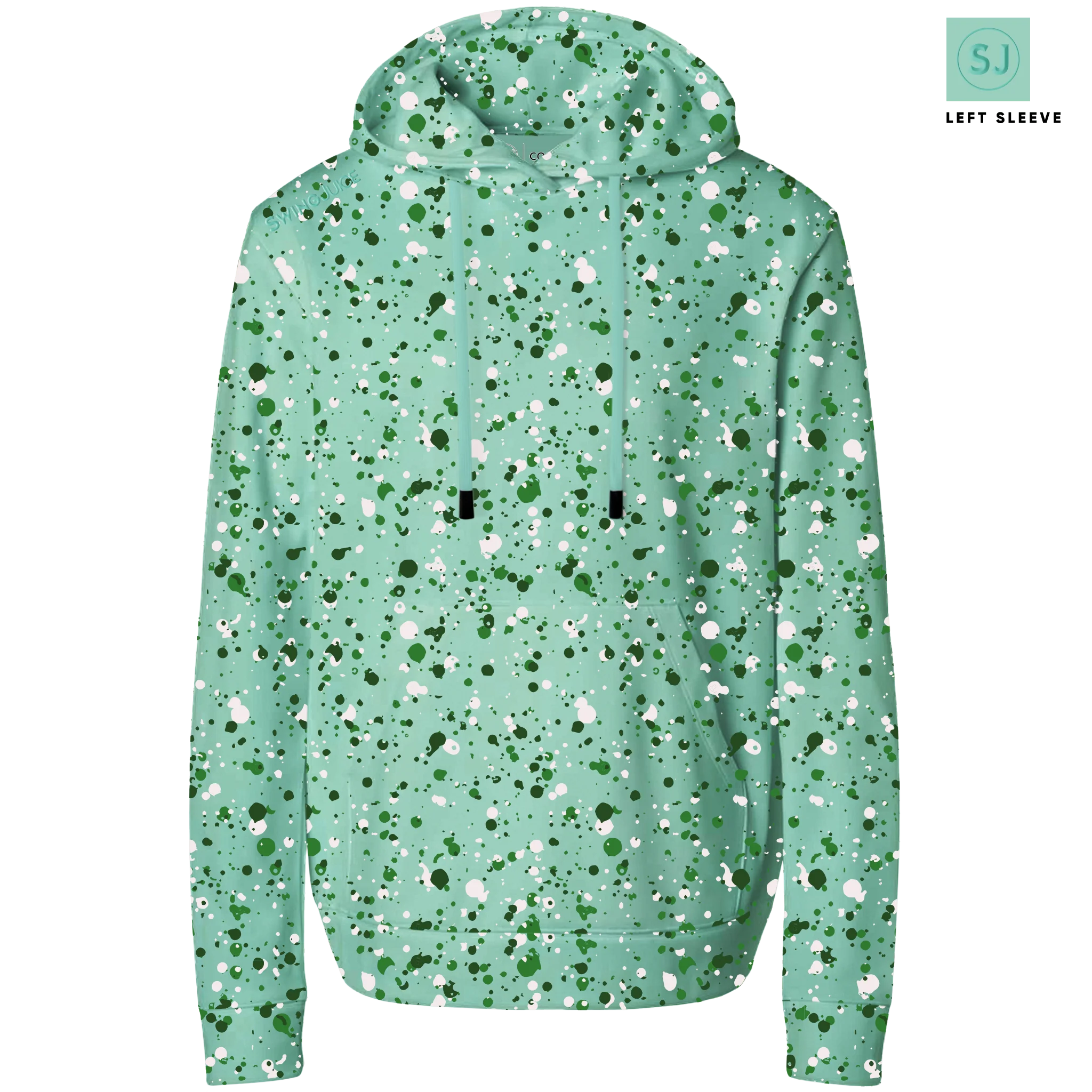 Golf Splatter Men's Performance Hoodie - Image 2