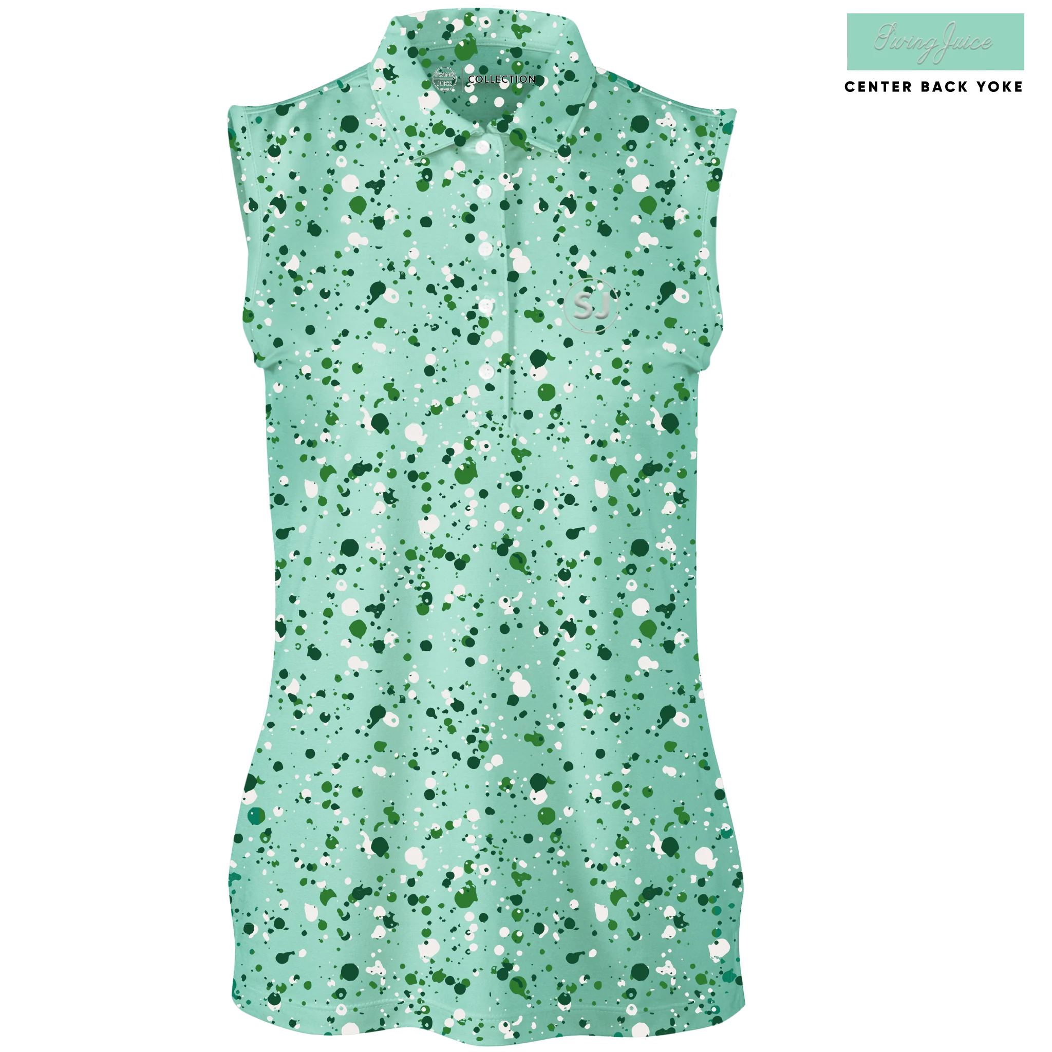 Golf Splatter Women's Sleeveless Polo