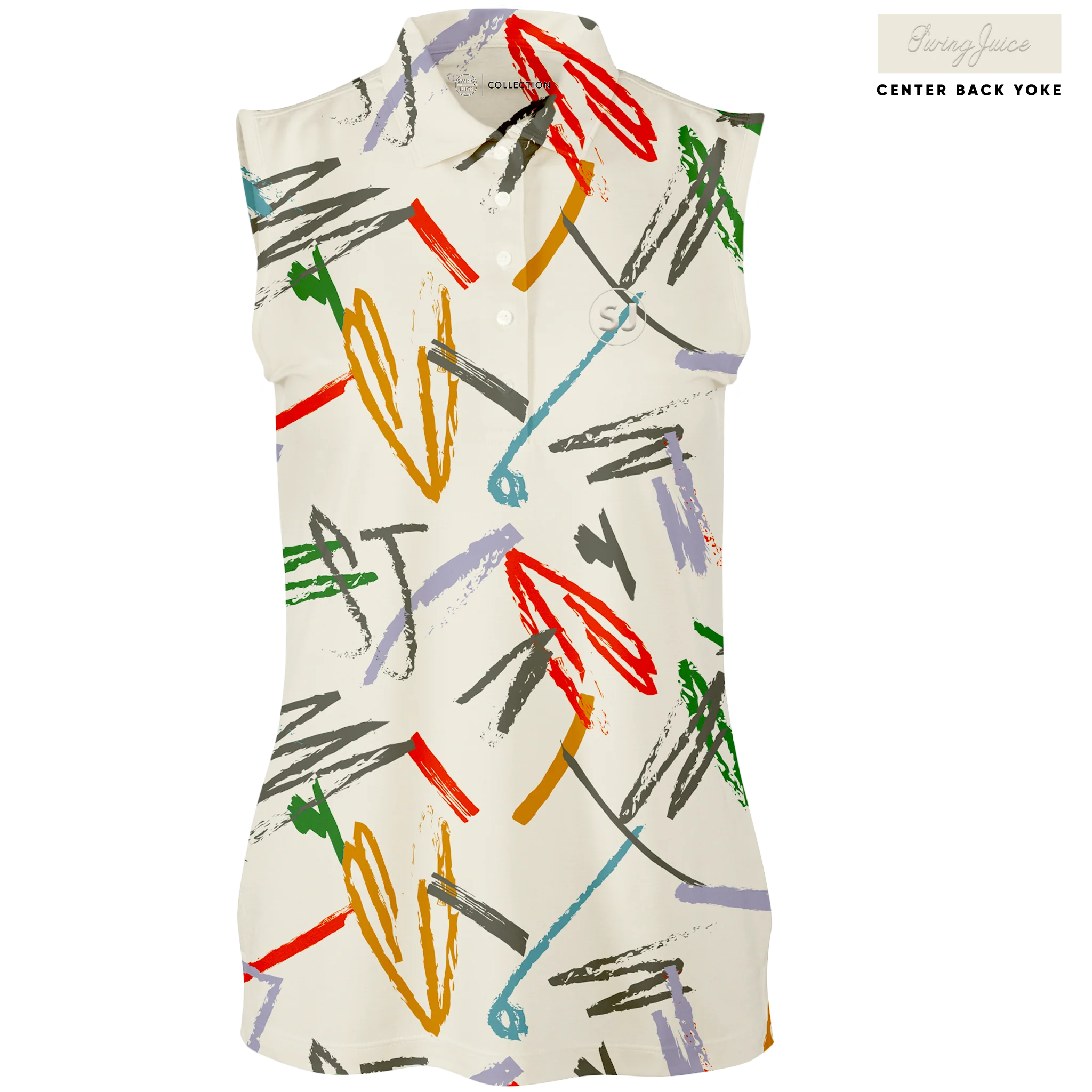 Golf Strokes Women's Sleeveless Polo