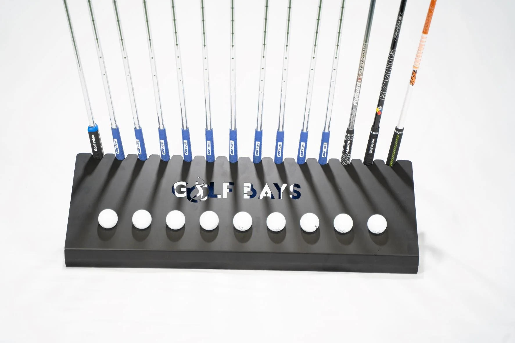 GolfBays Club Display Rack, Holds 14 Clubs & 9 Golf Balls , Indoor Golf Storage - Image 3