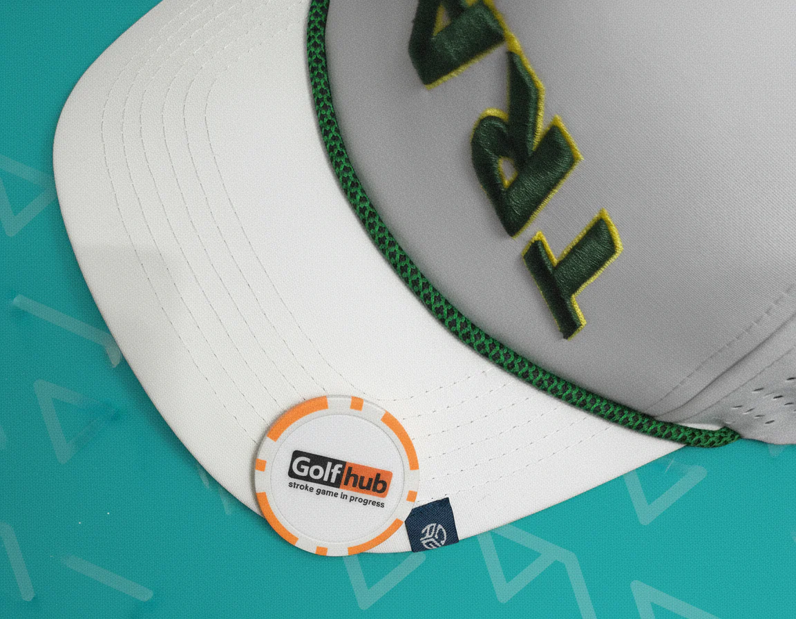 “Golfhub – Stroke Game in Progress” Golf Ball Marker Poker Chip - Image 4