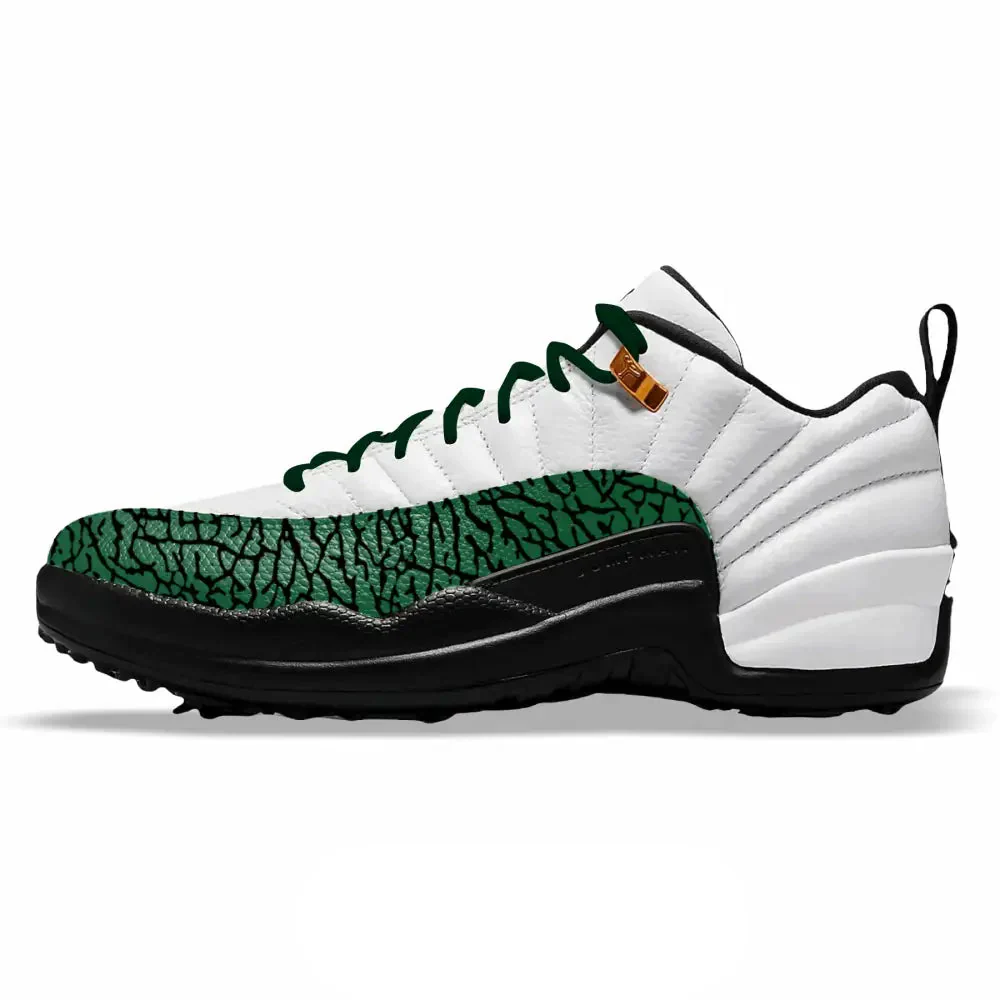 "Green Elephant" Jordan 12 Retro Golf Shoes