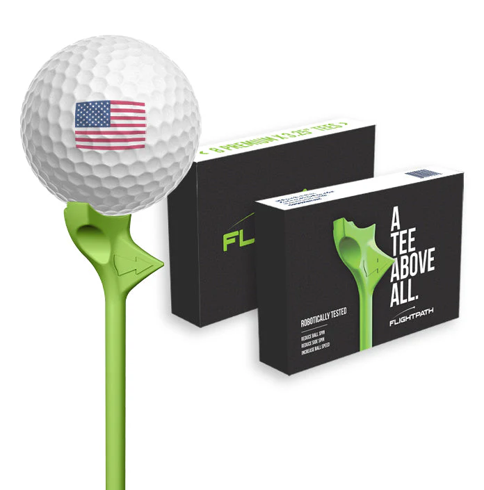 Green Flightpath Golf Tees - 1 Pack (8 tees) - Image 2