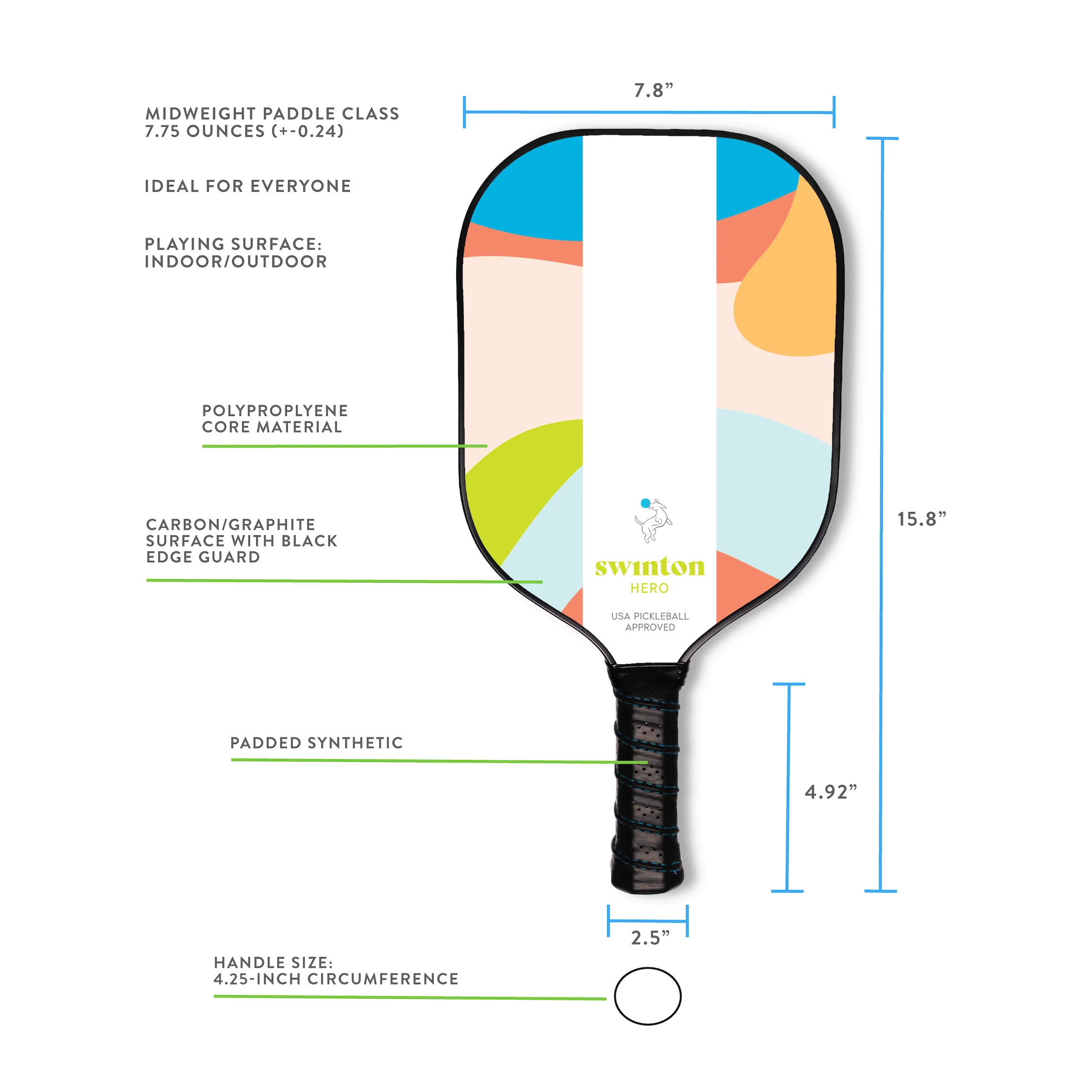 Hero Breeze Pickleball Paddle - Image 4