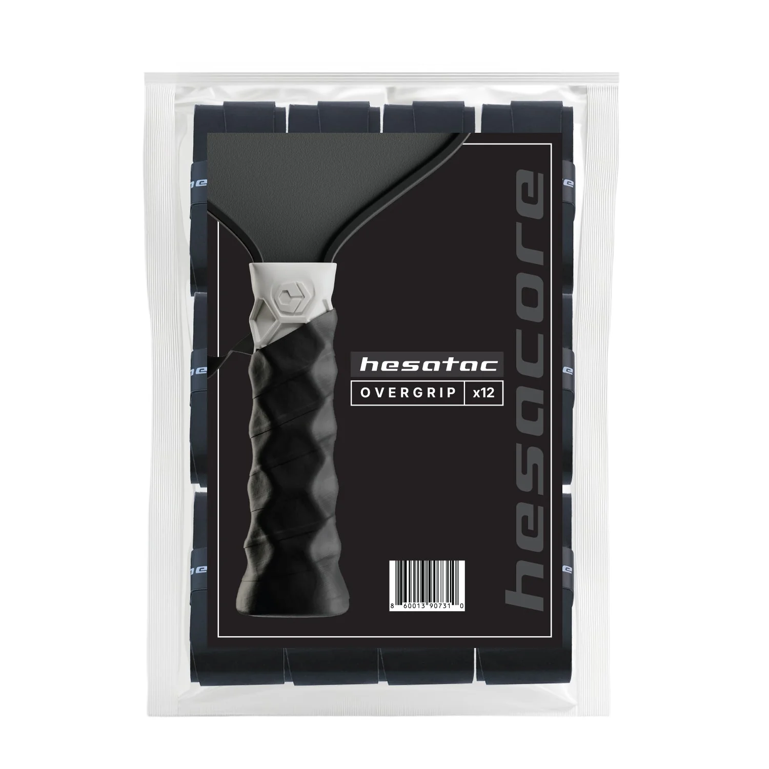 Hesacore Hesatac Overgrip – Black (6 & 12 Pack) - Image 8