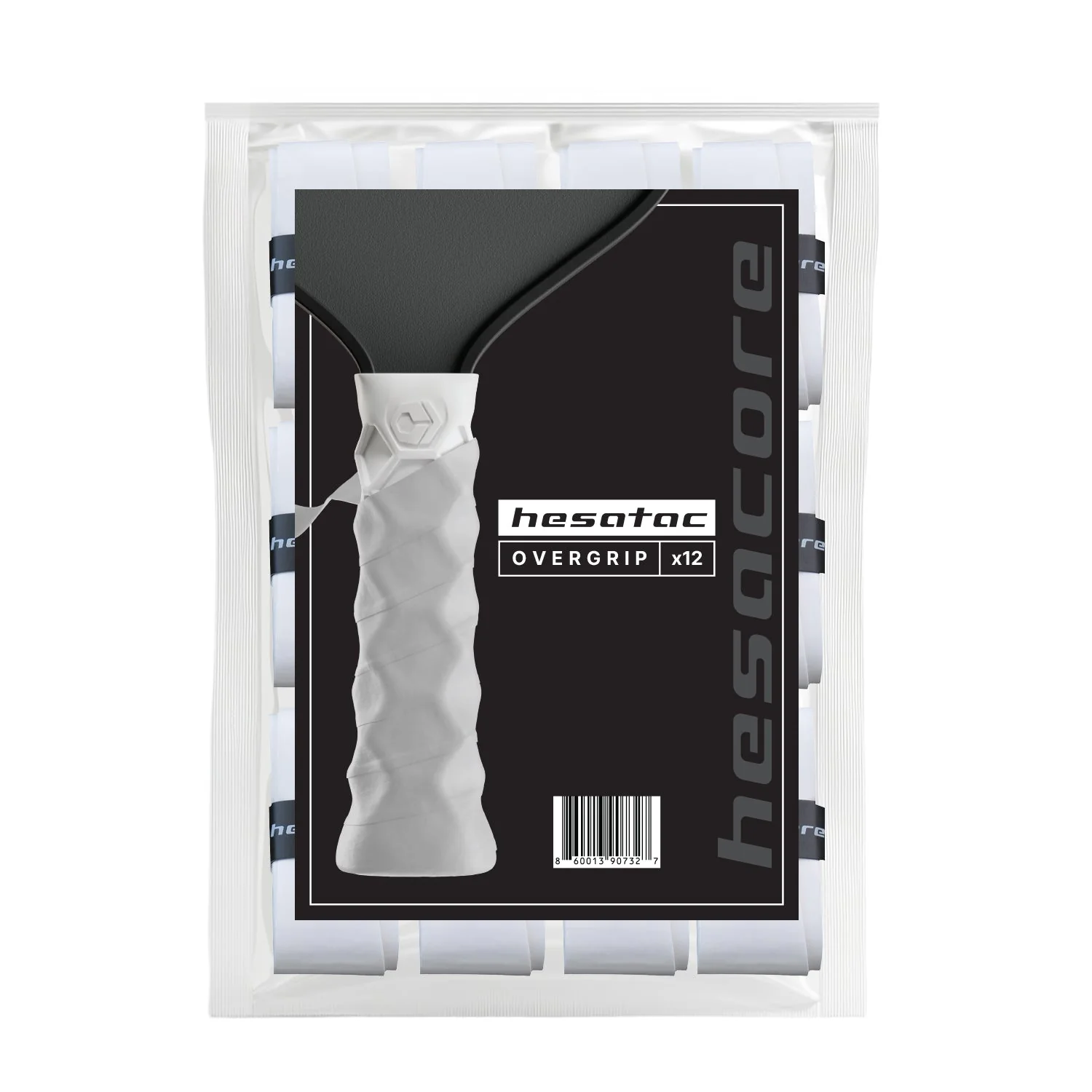 Hesacore Hesatac Overgrip – White (6 & 12 Pack) - Image 8