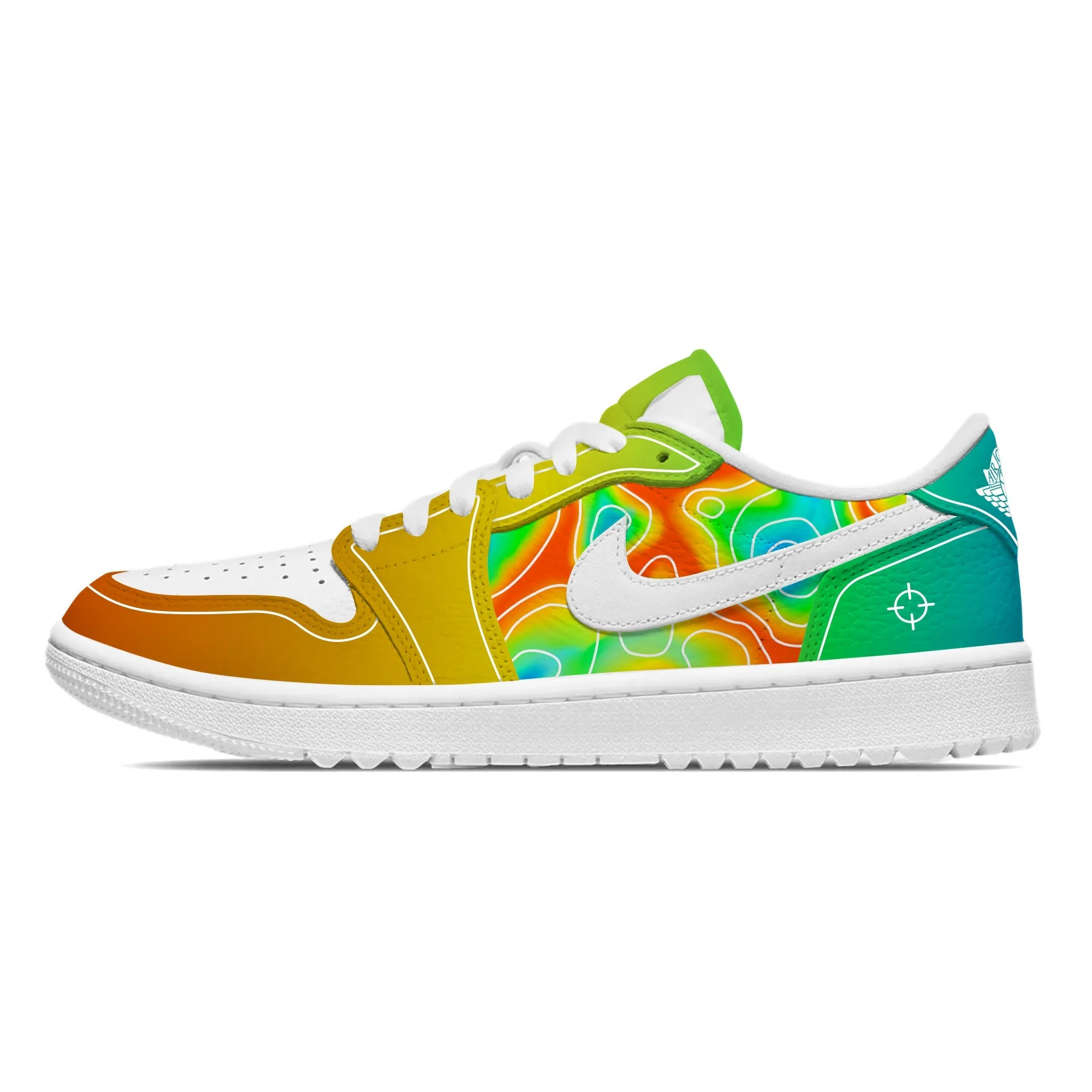 "Hot Zones" Jordan 1 Golf Shoes