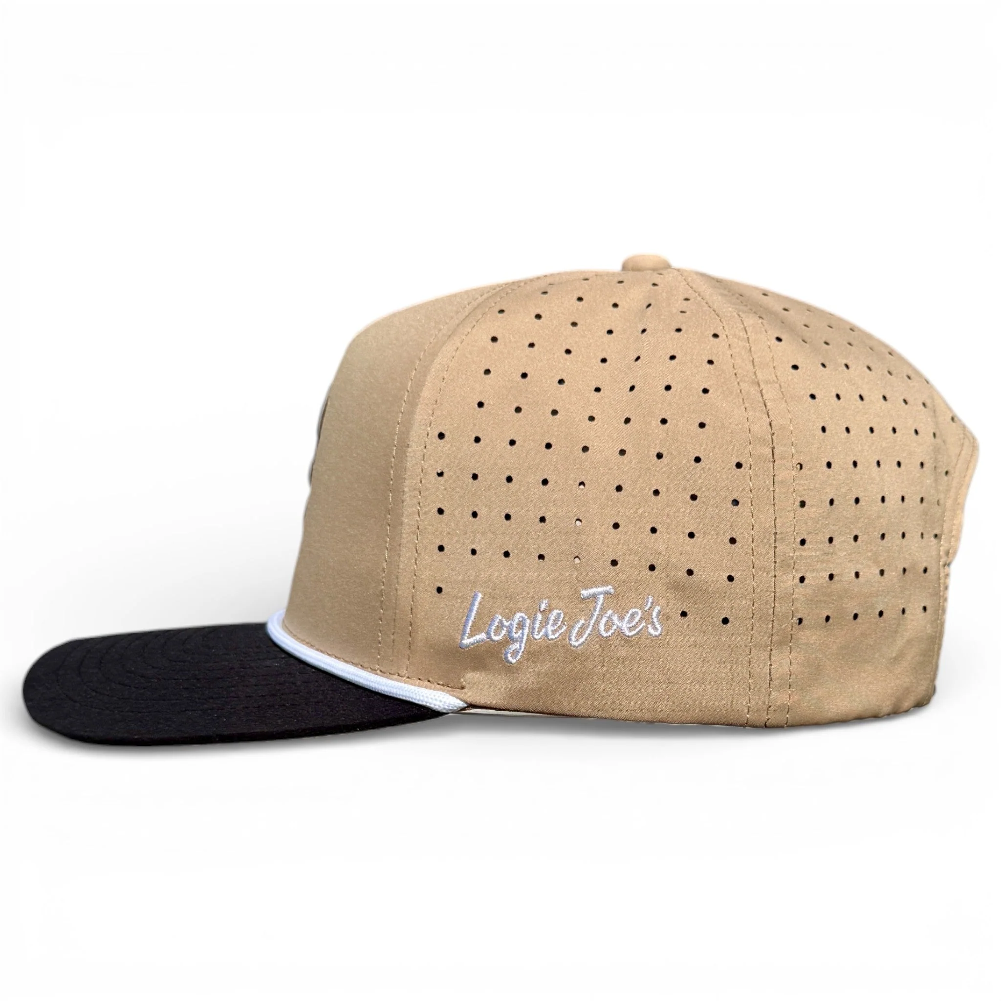 Hunting Birdies Golf Hat | Snapback Cap | Built-in Magnetic Ball Marker Holder + Marker Included | Adjustable Tan & Black - Image 5