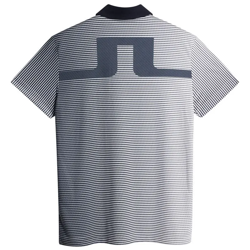 J. Lindeberg Marvin Stripe Polo - Image 2