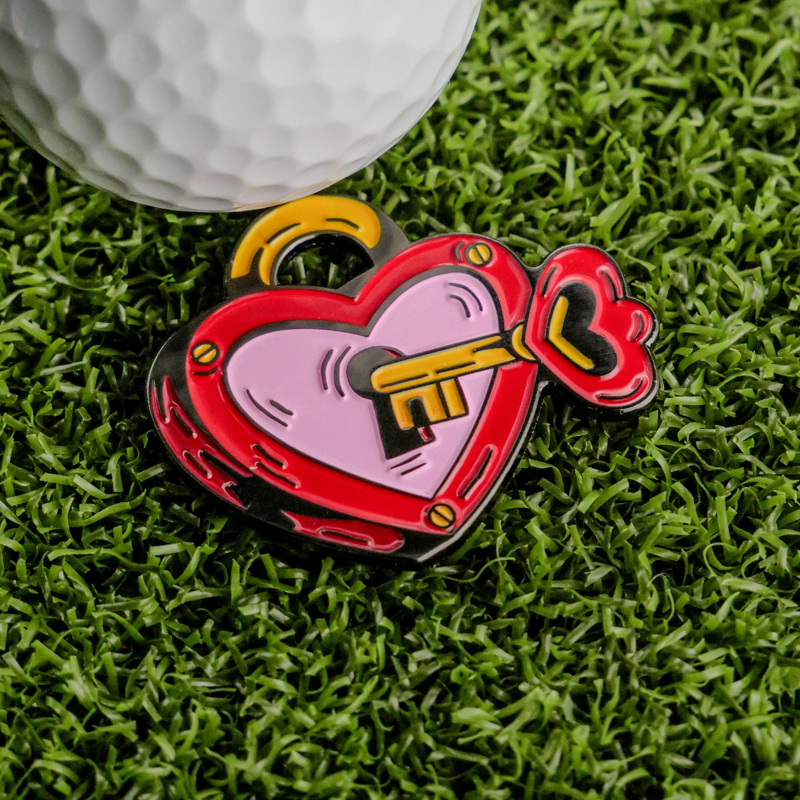 Key to Your Heart Ball Marker - Image 2