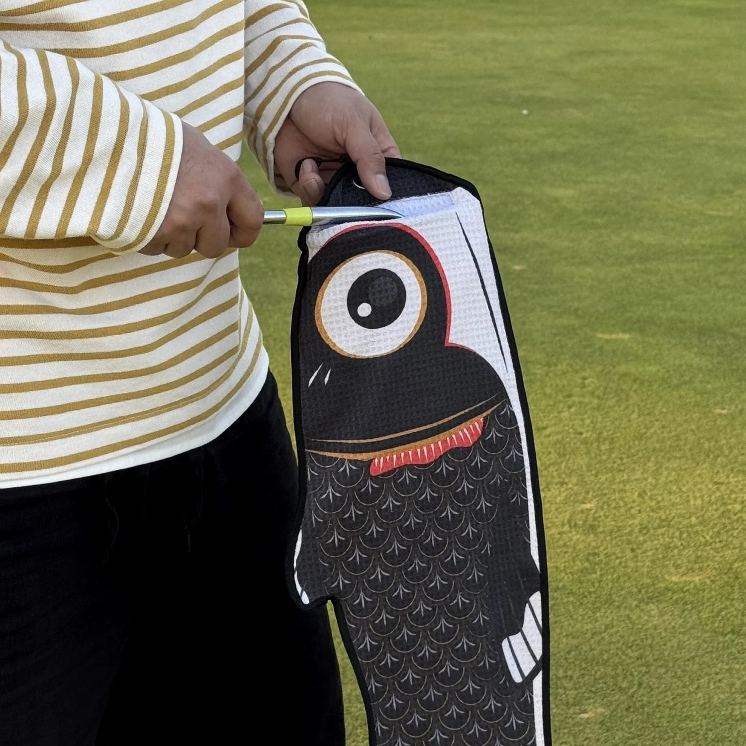 Koi Utility Towel (Black) - Image 5