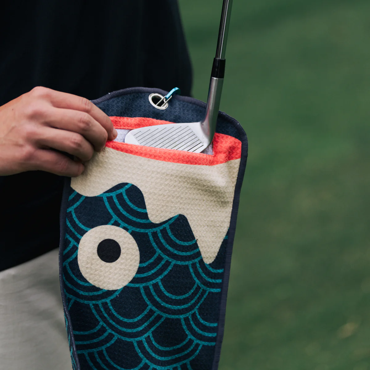 Koi Utility Towel (Blue) - Image 4