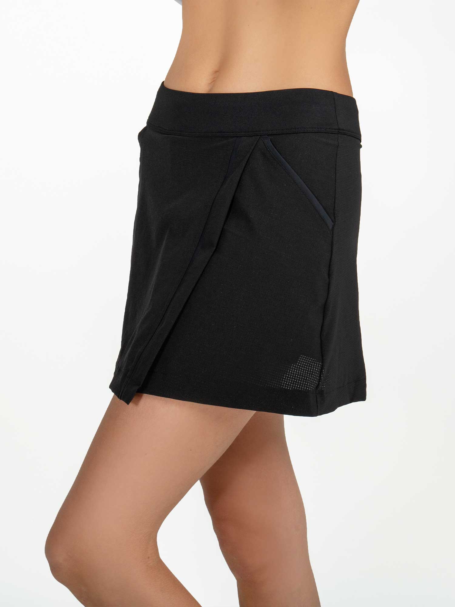 Lana Tennis & Golf Wrap Skirt - Black - Image 2
