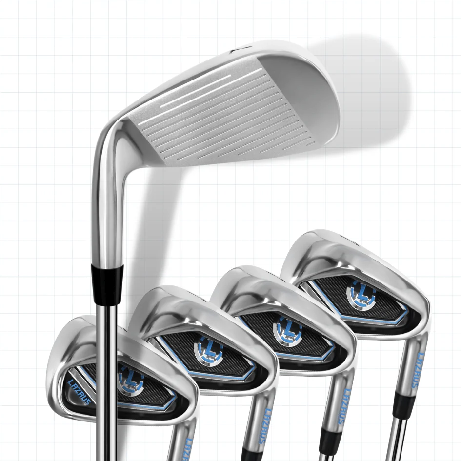 Lazrus Golf - 11 pc Set - Driver, 3W, 4H, 6-PW Irons, 56° Wedge, Putter & Bag - Image 7