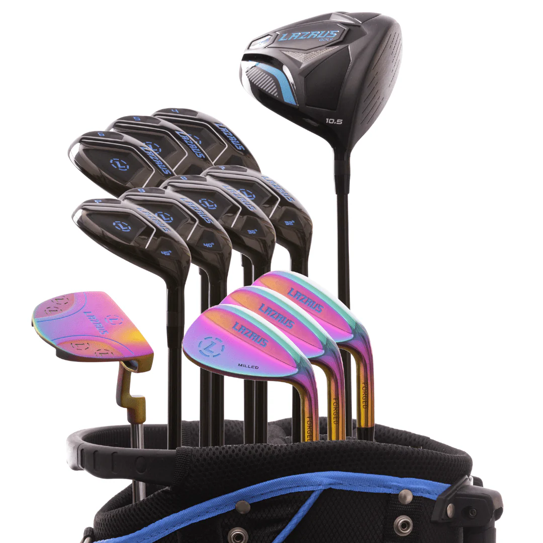 Lazrus Golf - 13 pc Set - Driver, 3 Wedges Set, Hybrids (4-PW), Putter & Bag (optional) - Image 3