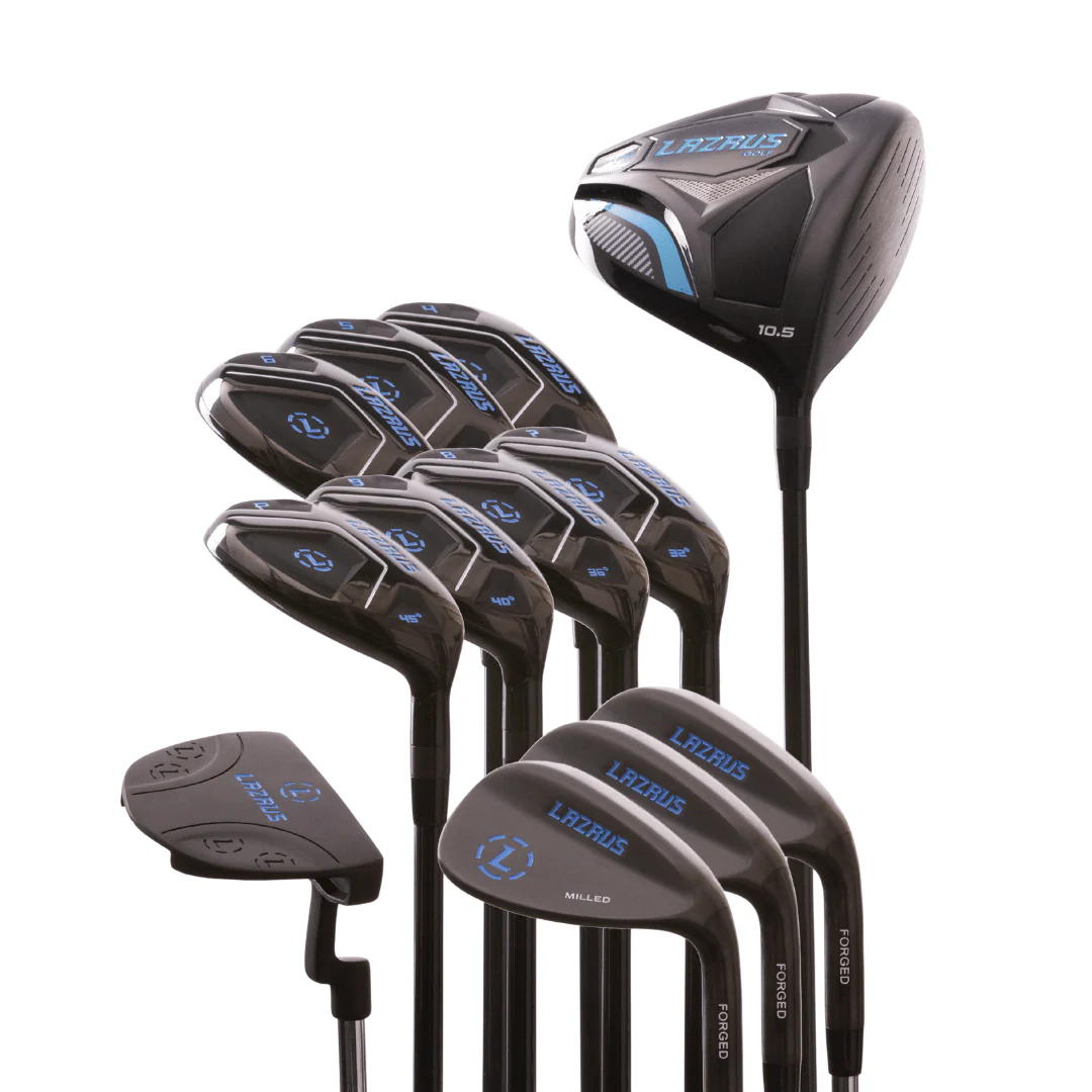 Lazrus Golf - 13 pc Set - Driver, 3 Wedges Set, Hybrids (4-PW), Putter & Bag (optional) - Image 4