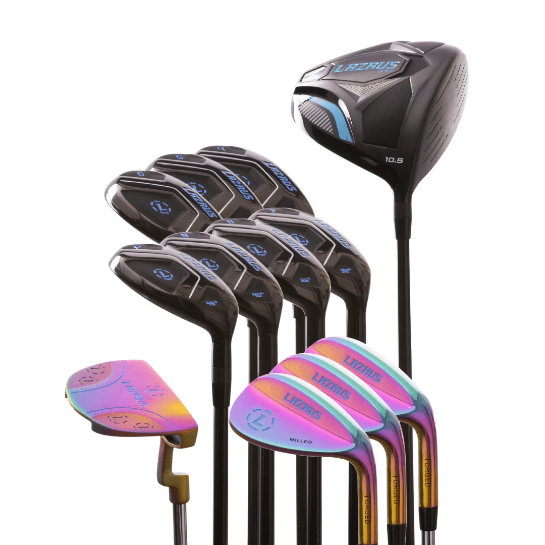 Lazrus Golf - 13 pc Set - Driver, 3 Wedges Set, Hybrids (4-PW), Putter & Bag (optional) - Image 6