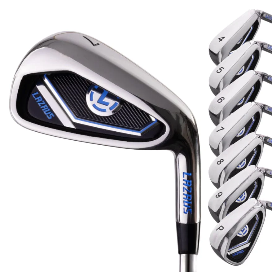 Lazrus Golf - 13 pc Set - Driver, 3 Wedges Set, Irons (4-PW), Putter & Bag (optional) - Image 12