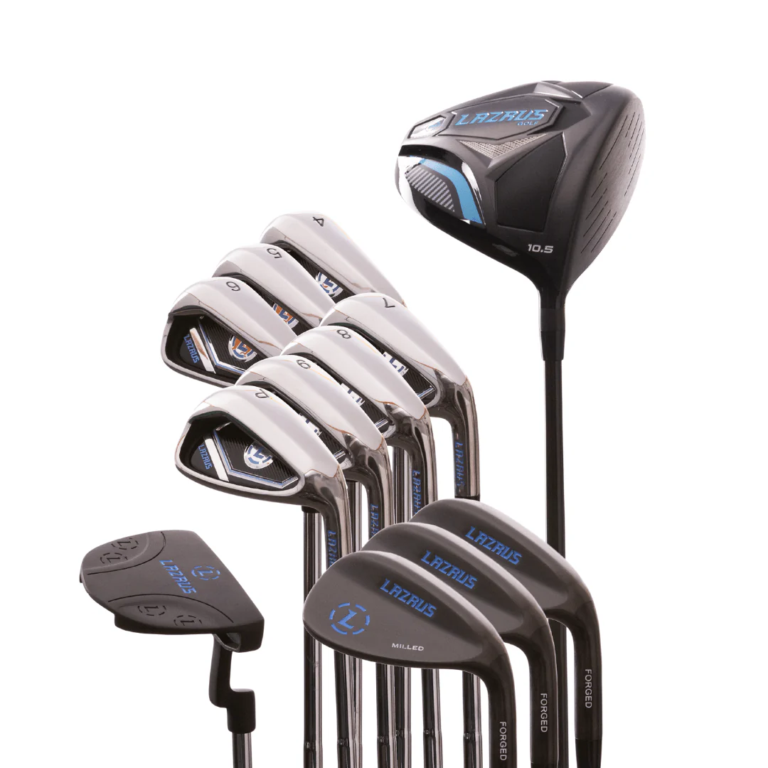 Lazrus Golf - 13 pc Set - Driver, 3 Wedges Set, Irons (4-PW), Putter & Bag (optional) - Image 4