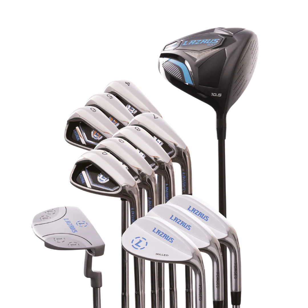 Lazrus Golf - 13 pc Set - Driver, 3 Wedges Set, Irons (4-PW), Putter & Bag (optional) - Image 5