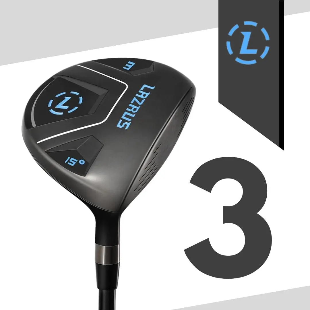 Lazrus Golf - Fairway Woods (3,5,7) Individual Or Set (Right & Left Hand) & Free Head Covers - Image 3