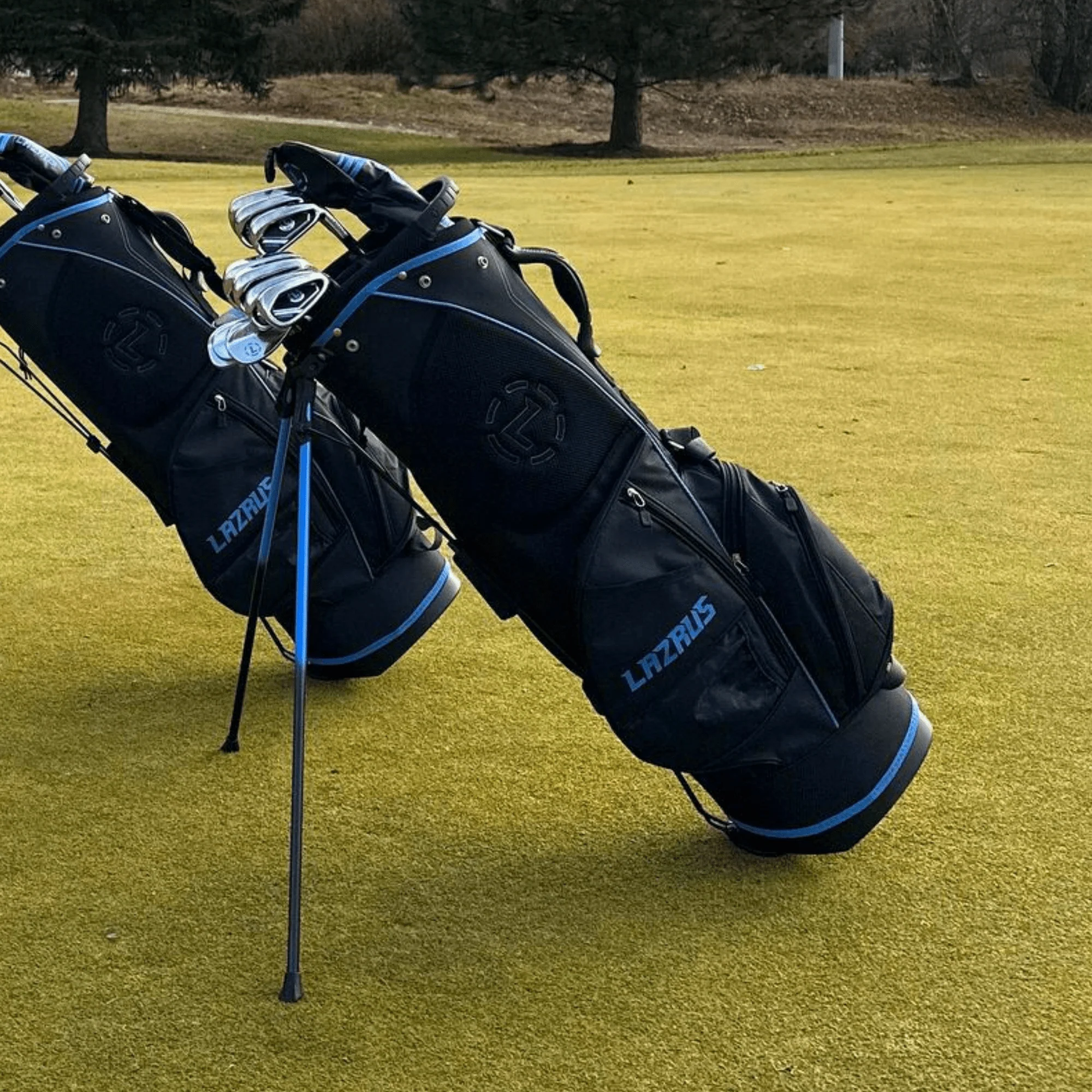 Lazrus Golf Premium Black Golf Bags - Image 5